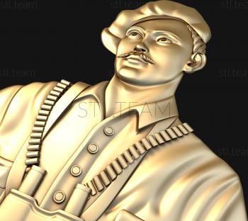 3D model Man with binoculars (STL)